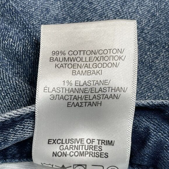 Silver Jeans Womens 29X27 Vintage Ankle High Rise Straight Frayed Hem Distressed - Picture 10 of 10